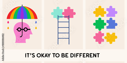 it s okay to be different mental health awareness