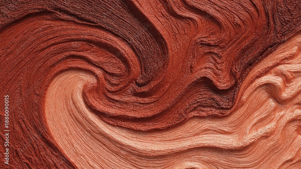 Fototapeta premium Abstract Textured Swirl Background in Shades of Red