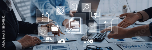 Fotografía Concept of corporate compliance and quality control