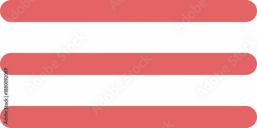 Free Download Three horizontal red bars on a white background a minimalist graphic - GFXLoad