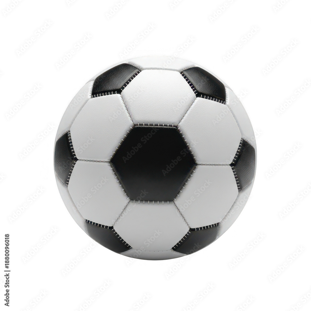 Fototapeta premium Classic soccer ball isolated on transparent background