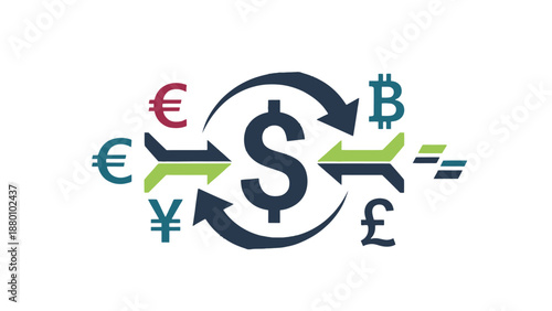 International currency exchange and digital transactions.