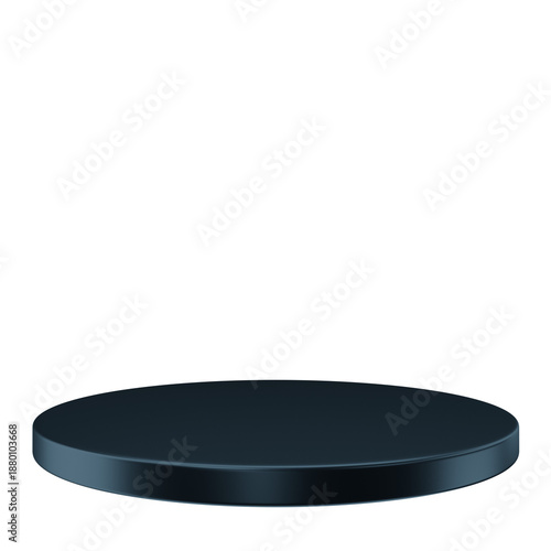 3D Single Podium for product display. 3d Render Podium 01