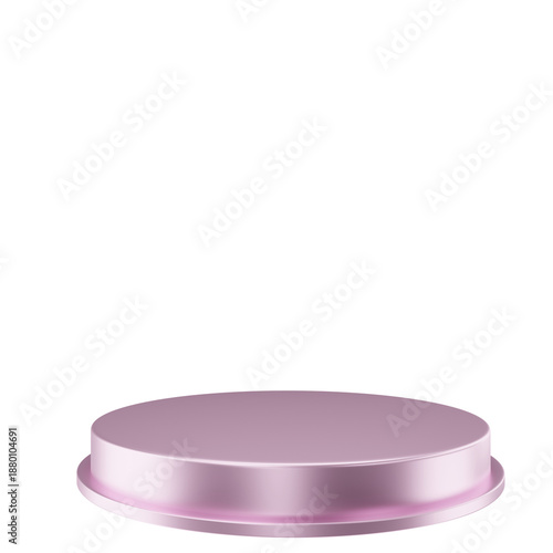 3D Render glossy podium. podium 3d render transparent background 02