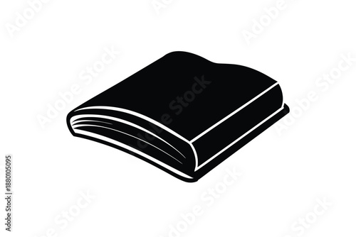 Open book icon education knowledge reading learning symbol vector