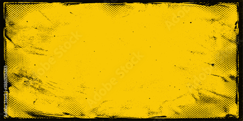 Aged yellow grunge texture featuring a rough vintage paper pattern and dirty wall surface design with an antique blank backdrop for a textured old cardboard wallpaper background