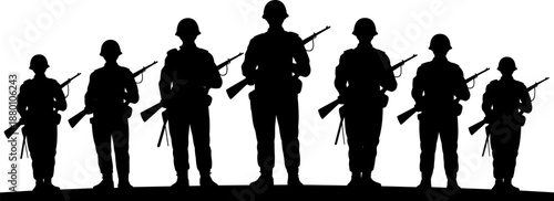 group of people silhouettes