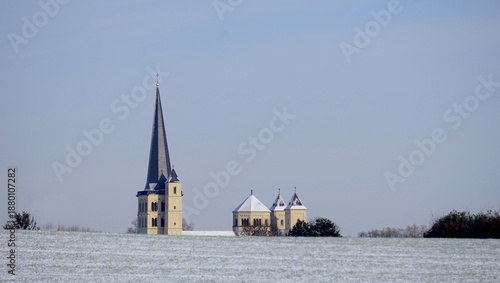 Die Abtei Brauweiler im Schnee