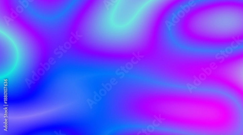 Abstract Neon Gradient Background in Purple Blue and Cyan