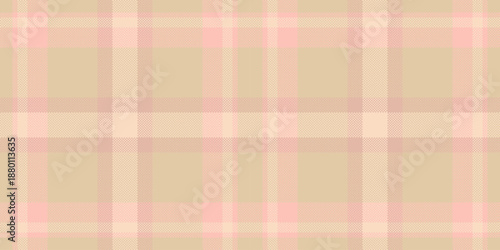 Slim background fabric tartan, twill check textile texture. Everyday pattern vector seamless plaid in light color.