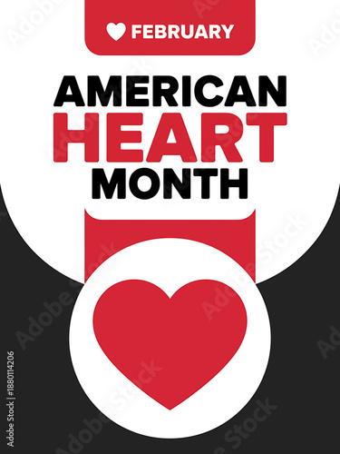 Celebrate American Heart Month with a Red Heart Design