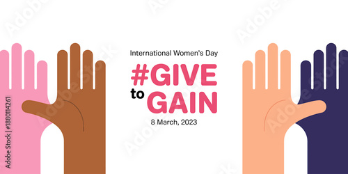 International Womens Day Hands Unity Equality Diversity