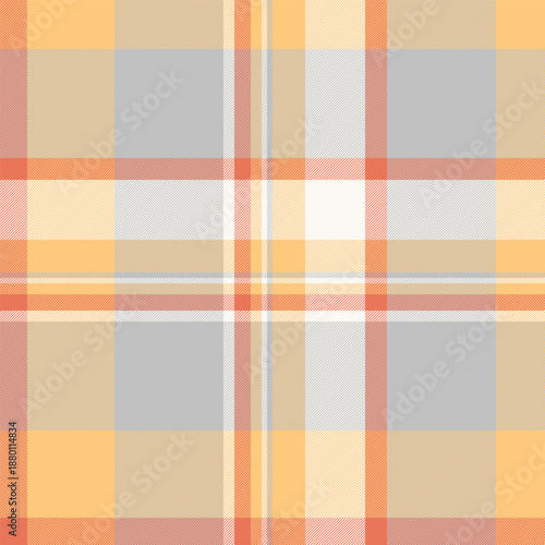 Warm, inviting plaid pattern with intersecting lines. Perfect for backgrounds, textiles, and designs needing a cozy, versatile texture. Fashion, home decor.