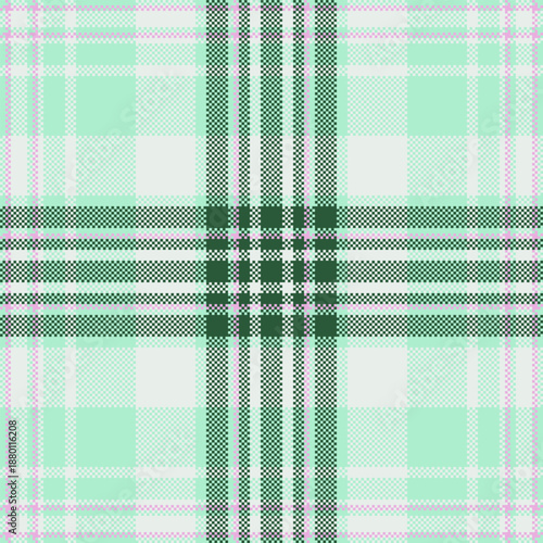 Design pattern tartan vector, masculine plaid fabric texture. Nobility seamless check textile background in light and white colors.