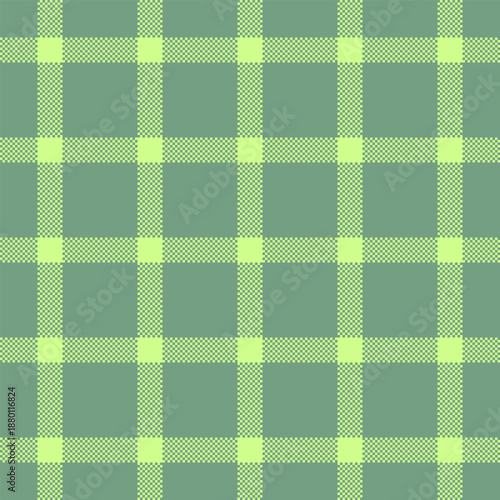 Purity texture plaid textile, outside vector fabric check. Nobility pattern seamless background tartan in pastel and green colors.