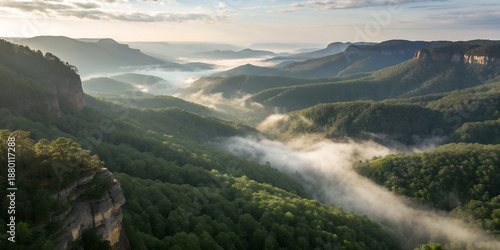 panoramic view of the mountains