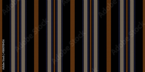 Ruit texture background seamless, elegance textile lines vertical. Sewborn stripe vector pattern fabric in black and light colors.