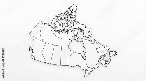 Canada Map- Accurate National Boundaries