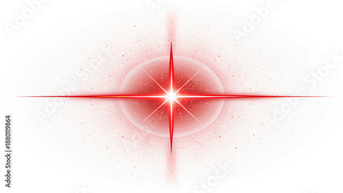 Vibrant red starburst effect with radiant energy and dynamic lines