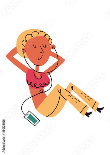 Dibujos animados de rutinas habitos y tiempos de ocio