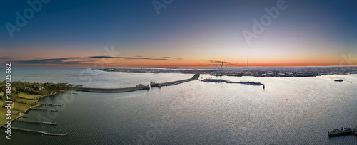 New Bedford-Fairhaven Harbor and Hurricane Barrier, Massachusetts