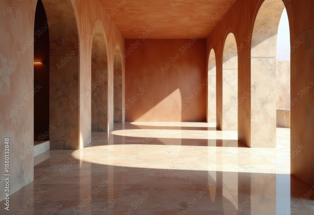 Fototapeta premium Enduring Elegance of Porous Limestone in Luxurious Spaces for Timeless Ambiance