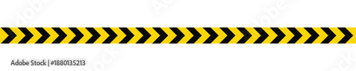Black and yellow caution tape.