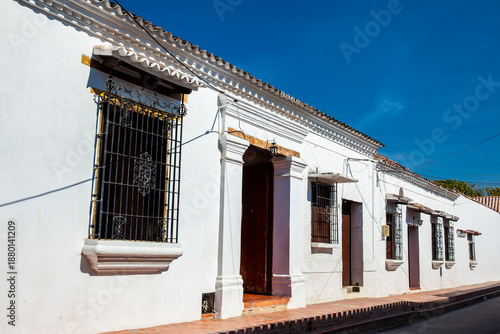 Wallpaper Mural Beautiful colonial streets of the Heritage Town of Santa Cruz de Mompox in Colombia. Torontodigital.ca