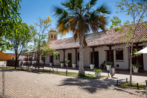 Wallpaper Mural Beautiful colonial streets of the Heritage Town of Santa Cruz de Mompox in Colombia. Torontodigital.ca