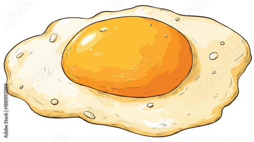 Egg Cartoon Style Vector Illustration for Creative Designs