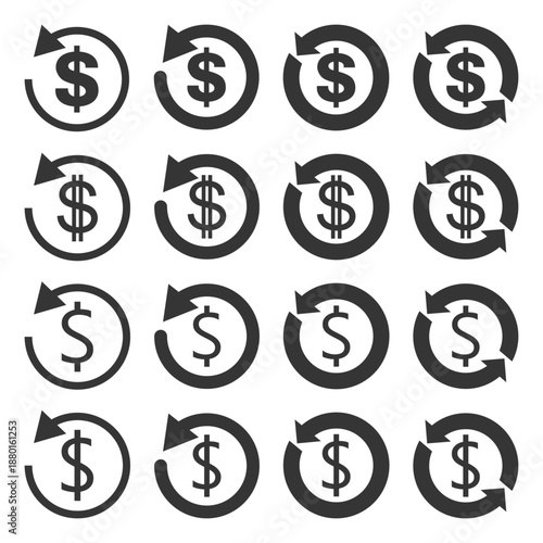 Payment Refund and Cash Back Vector