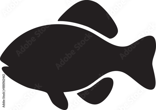 Black and white shark vector illustration of a whale and a fish featuring a cute cartoon animal silhouette icon design for nature and mammal art