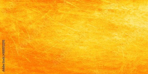 A vintage abstract orange grunge background features an aged paper texture with antique parchment patterns and a dirty brown paint design on a textured ancient wall backdrop