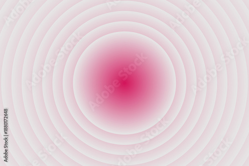 Abstract 3d geometric seamless radiating gradient sphere circle background. Abstract pink geometric gradient sphere circle wallpaper, backdrop, and background.  