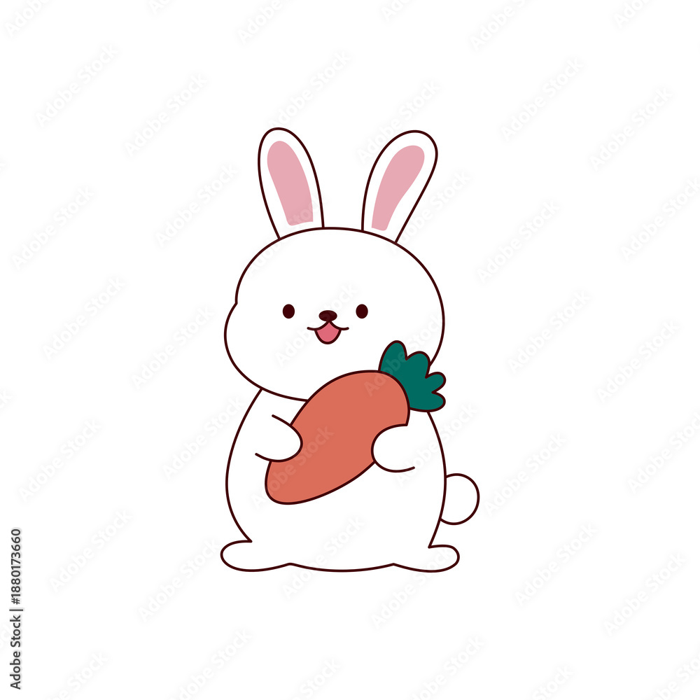 Obraz premium cute animal stickers suitable for children