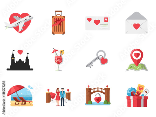 A vibrant illustration depicting beach chairs and a parasol. Evokes feelings of tranquility and is perfect for promoting summer vacations or leisure r