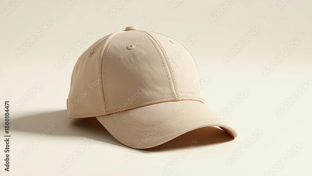 Fototapeta premium Working peaked cap. Isolated on a white background.