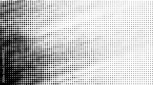 abstract gradient halftone dots background Pop art template texture Vector illustration	