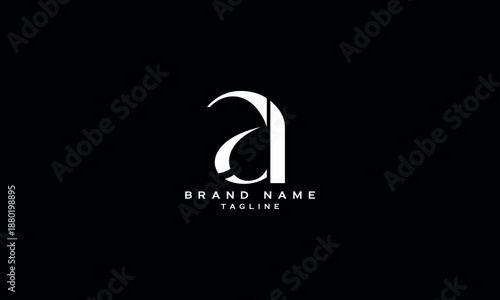 AC CA A AND C Abstract initial monogram letter alphabet logo design