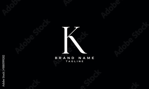 YK KY Y AND K Abstract initial monogram letter alphabet logo design
