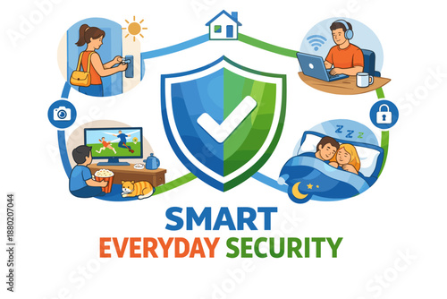 Smart everyday security: home integration and safety for modern living