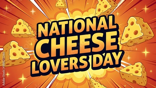 Celebrate National Cheese Lovers Day with vibrant cheesy joy