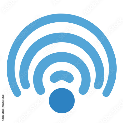 Wireless Internet Connectivity Sign Illustration Isolated