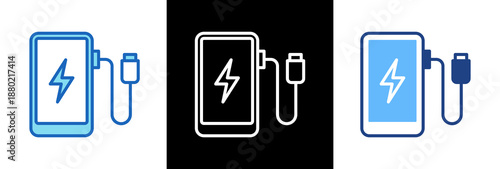 Mobile Recharge triple icon