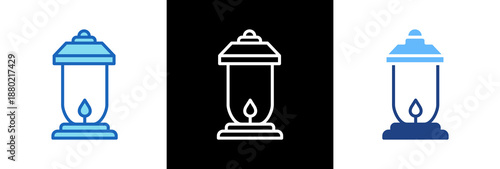 Lantern triple icon