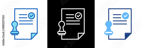 Registration triple icon