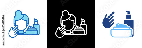 Skin Care triple icon