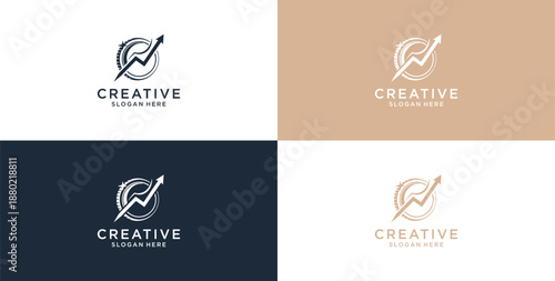 The logo of the bar business consulting statistics is on the rise