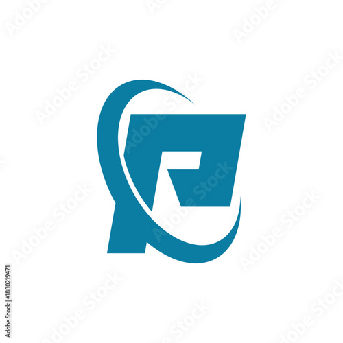 p letter logo simple illustration
