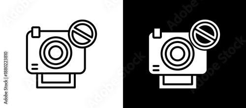 Restricted blackwhite icon